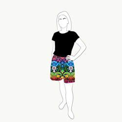 Feministkurbits Viskos-shorts