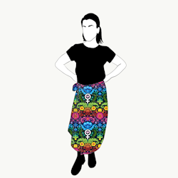 Feministkurbits Wrap skirt