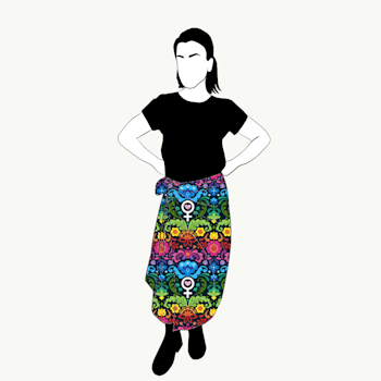 Feministkurbits Wrap skirt