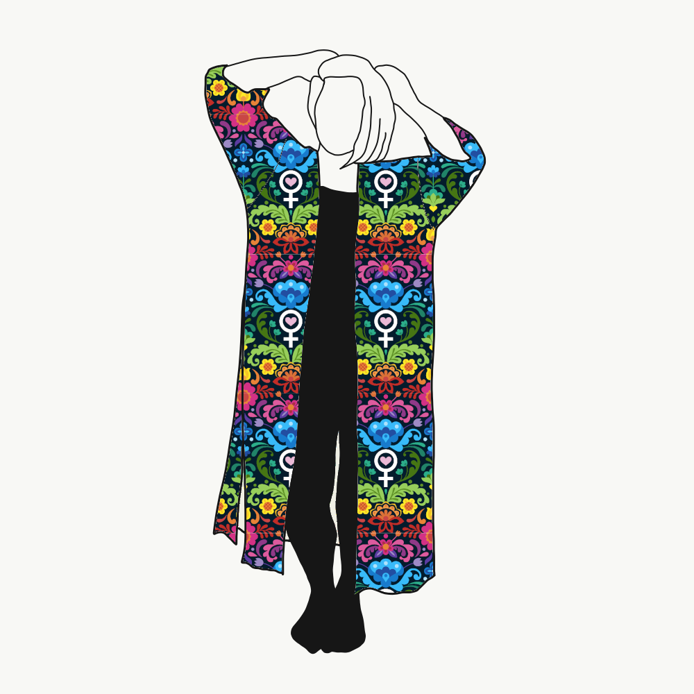 Feministkurbits Kaftan med slitsar
