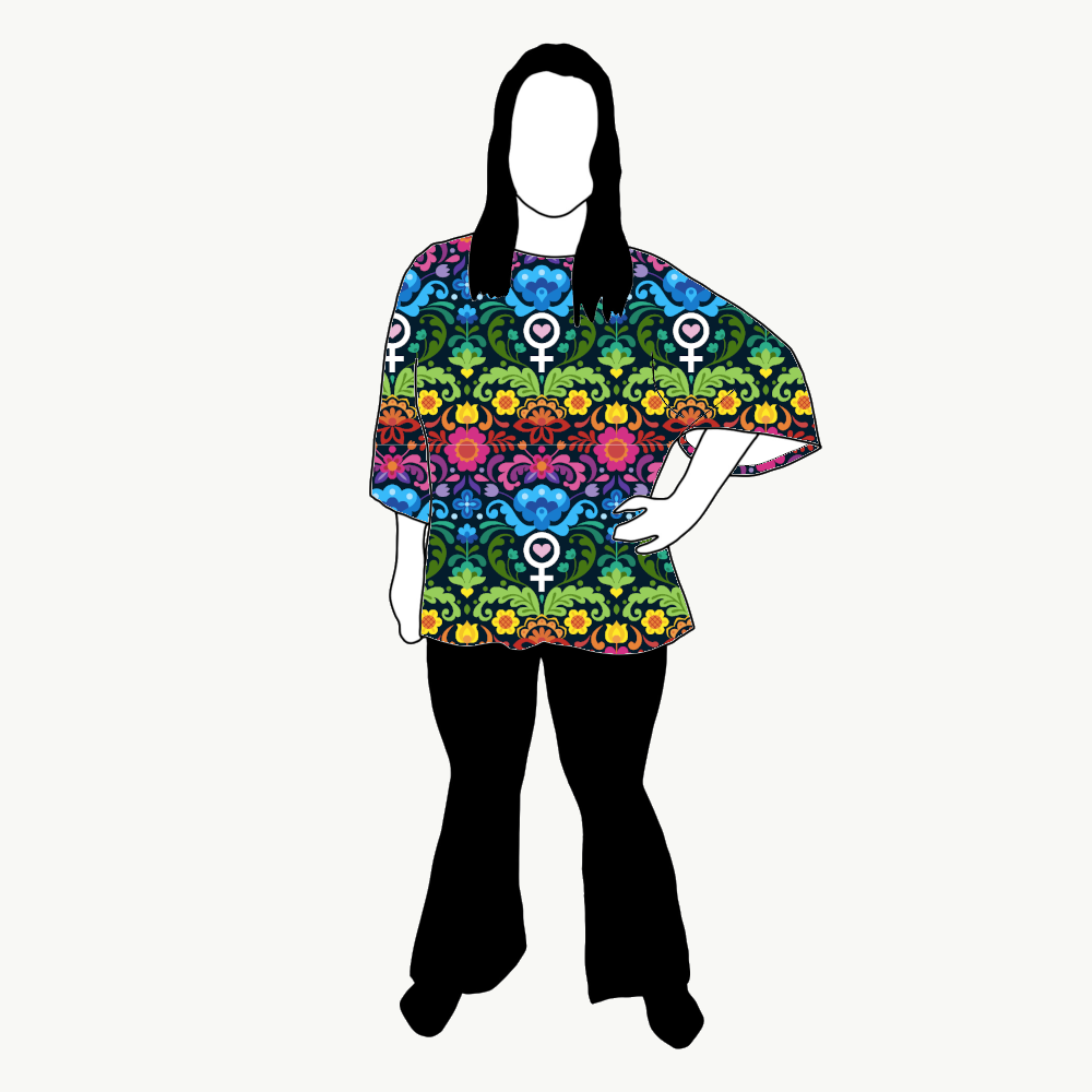 Feministkurbits Kimono Tee Viskos