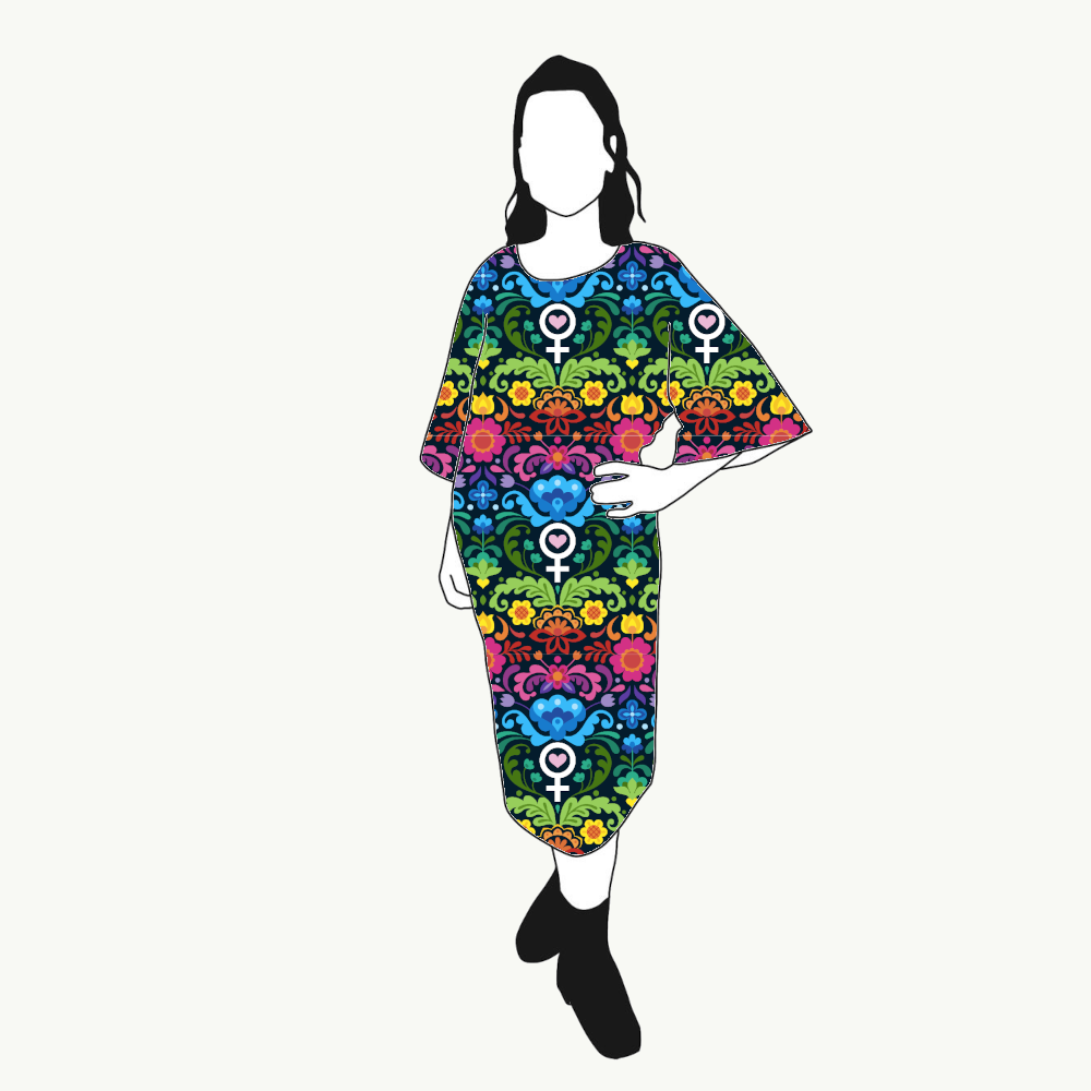 Feministkurbits Kimono Dress Viskos