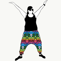 Feministkurbits Haremsbyxor