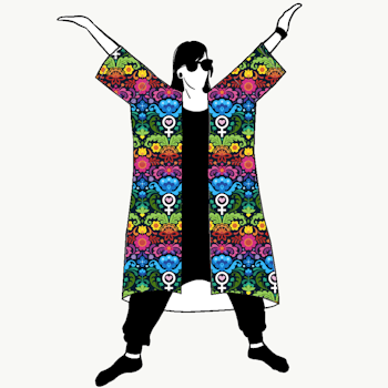 Feministkurbits Jersey kimono