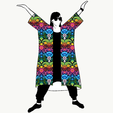 Feministkurbits Jersey kimono