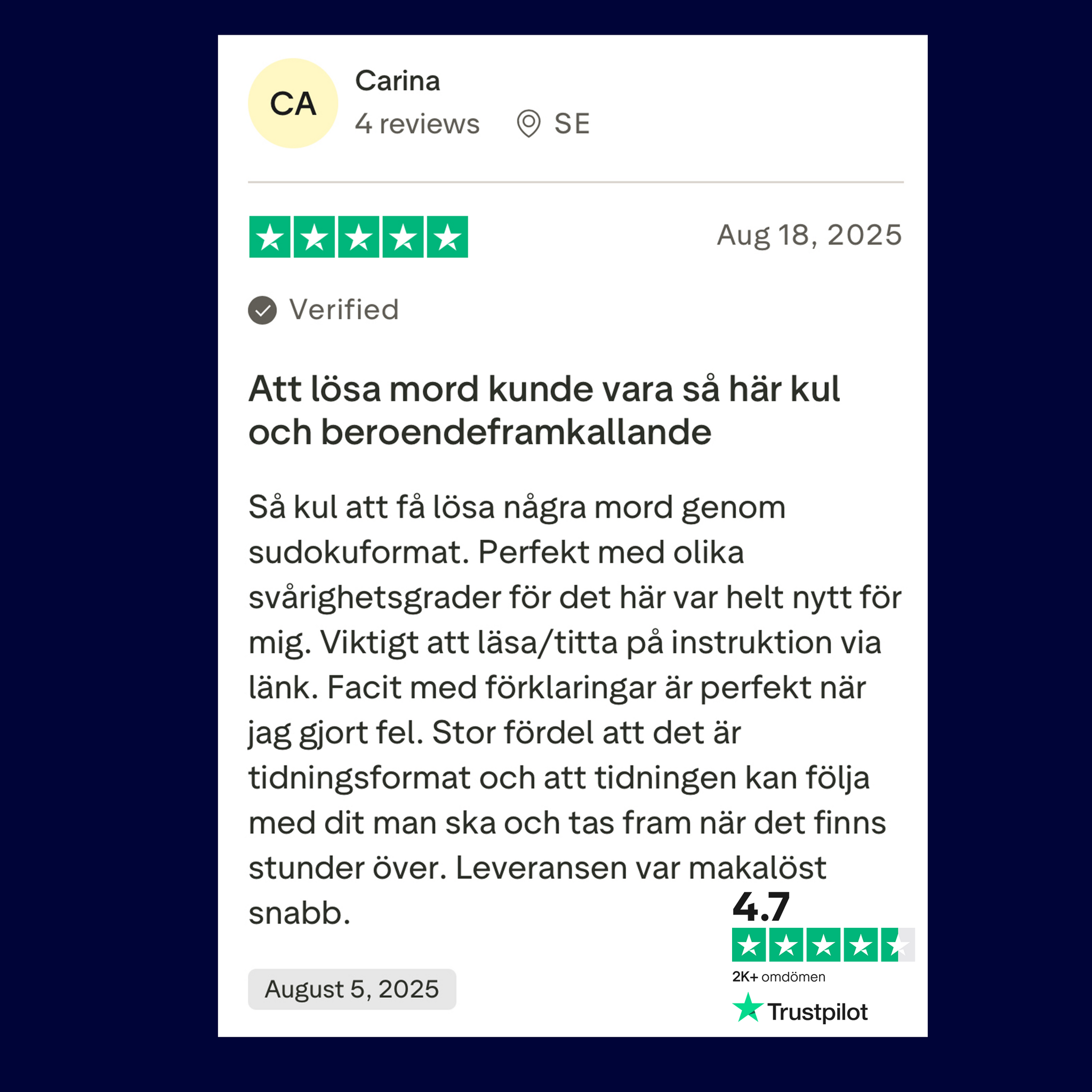 Korsmord Nr 2