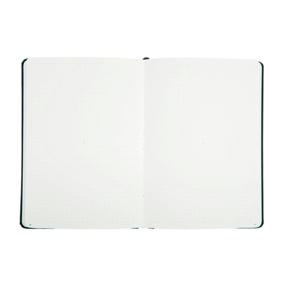 Yop & Tom Dot Grid Journal - Hummingbird Deep Ocean A5