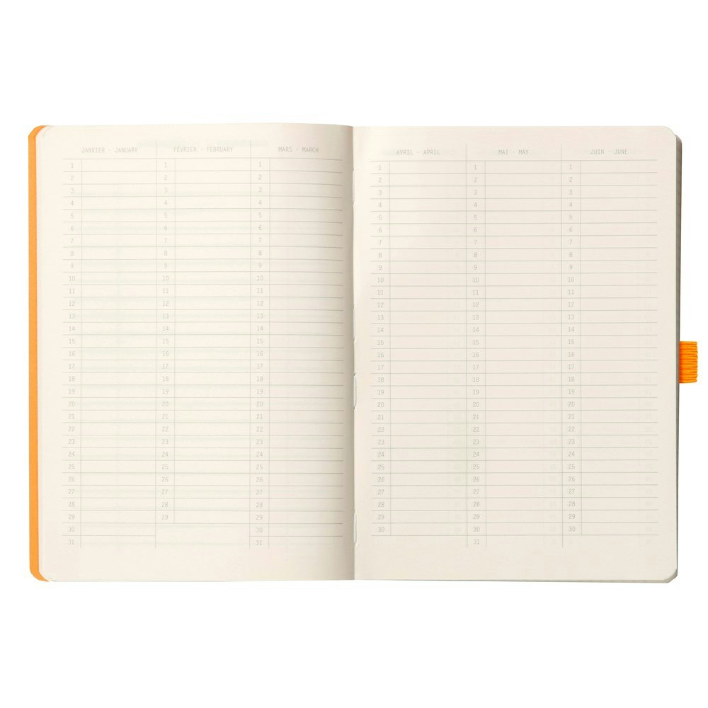 Rhodia GoalBook Dotted Notebook - A5 Beige