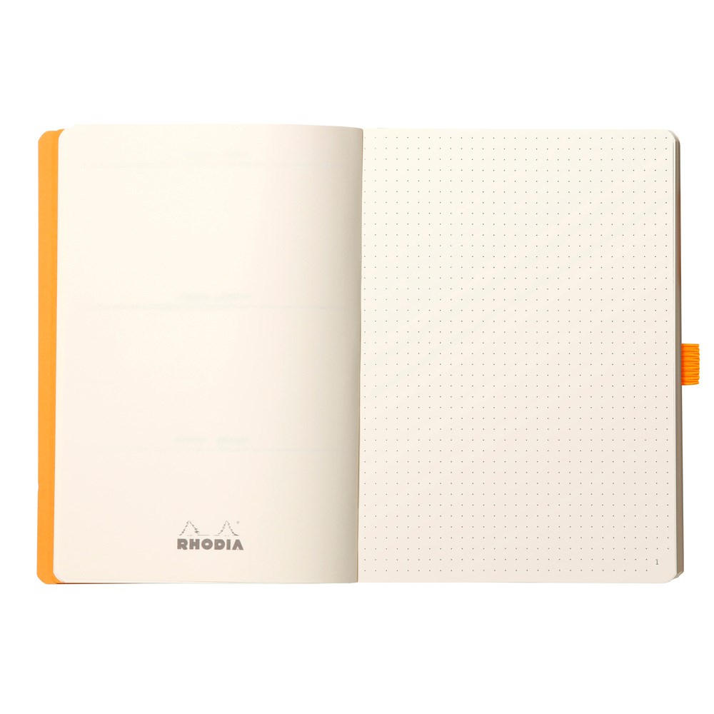 Rhodia GoalBook Dotted Notebook - A5 Beige