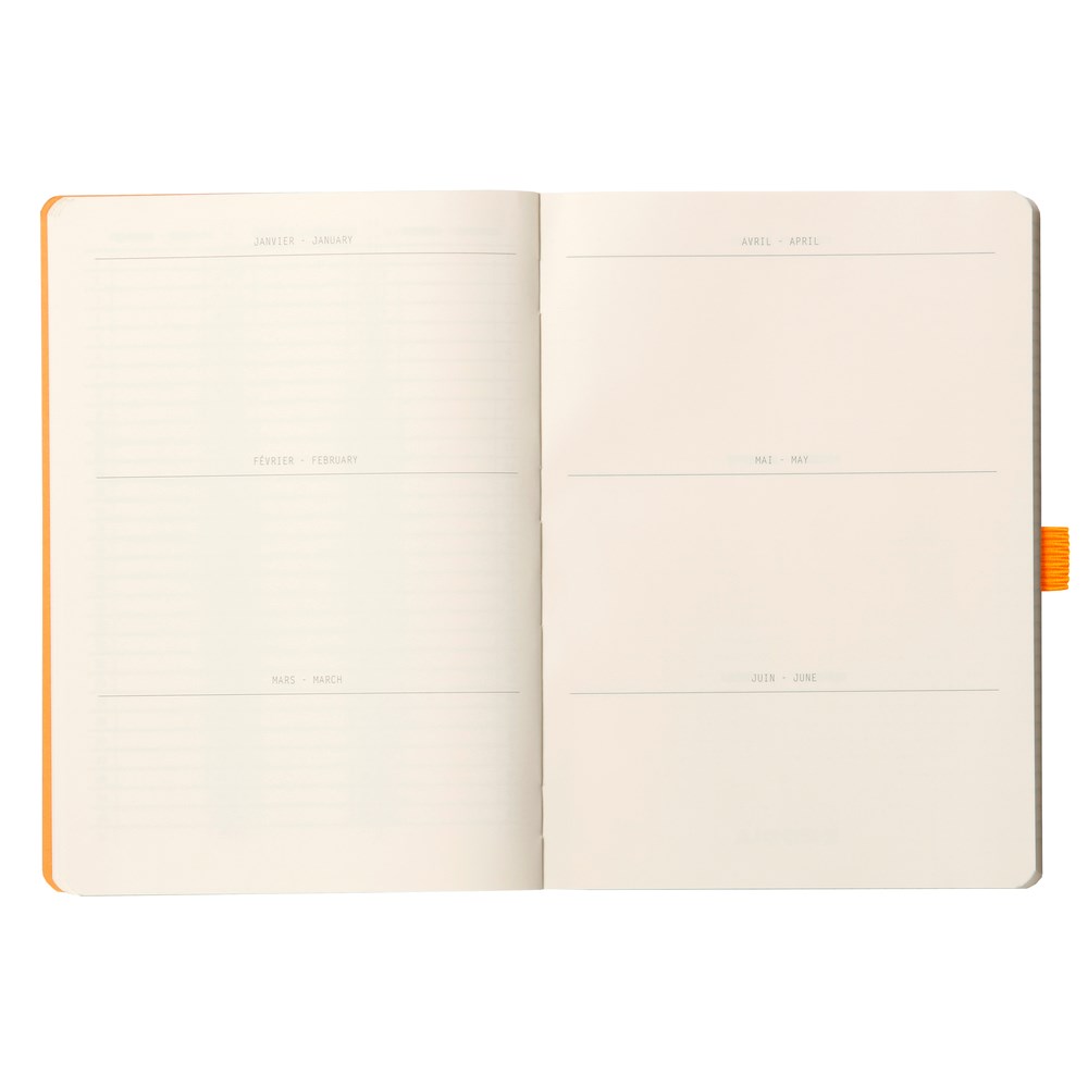 Rhodia GoalBook Dotted Notebook - A5 Chocolate