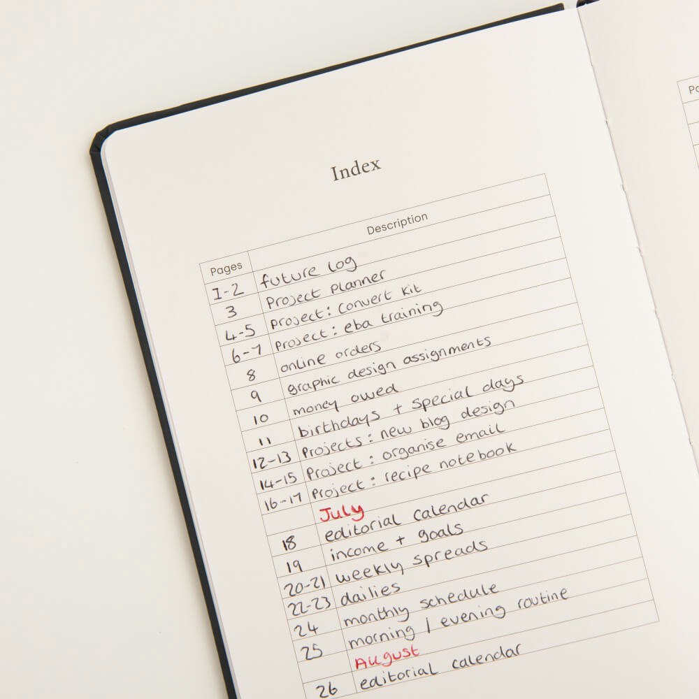 Yop & Tom Dot Grid Journal - Hummingbird Burnt Orange A5