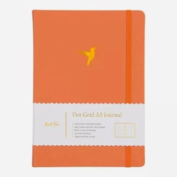 Yop & Tom Dot Grid Journal - Hummingbird Burnt Orange A5 (LITEN SKADA)
