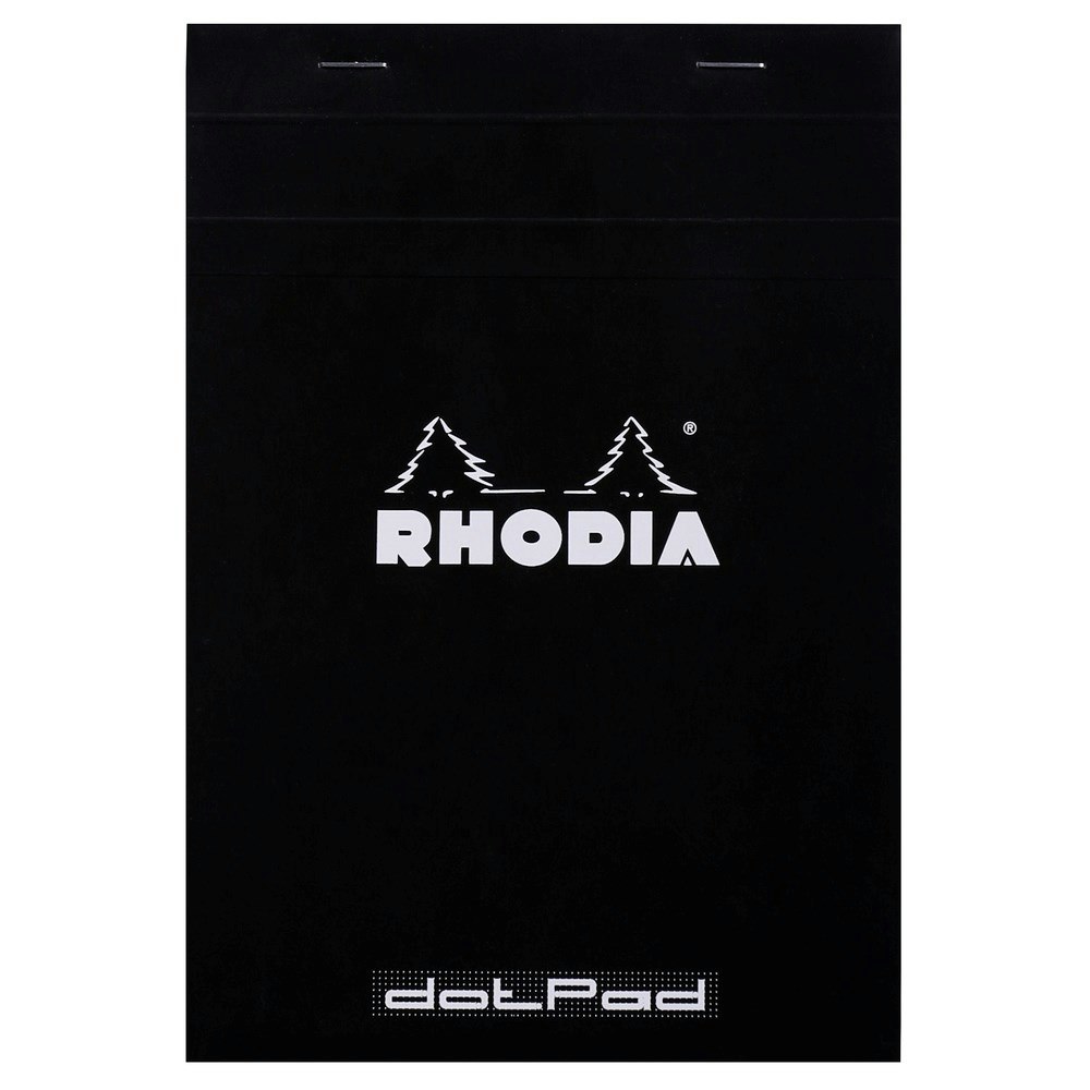 Rhodia Anteckningsblock No. 18 prickad - A4 Black