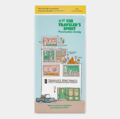 2026 Clear Folder - Regular Size // Traveler's Notebook