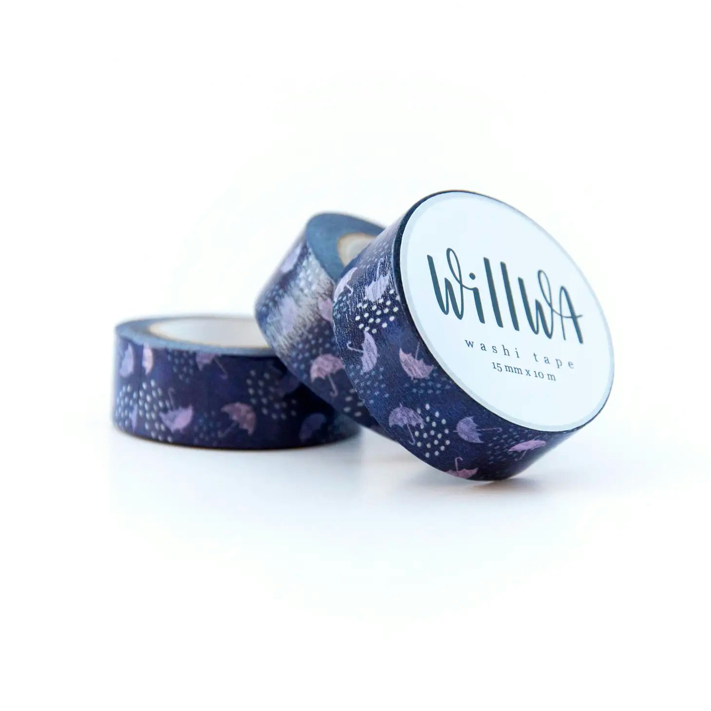 Washi Tape Willwa - Flying Umbrellas 15 mm