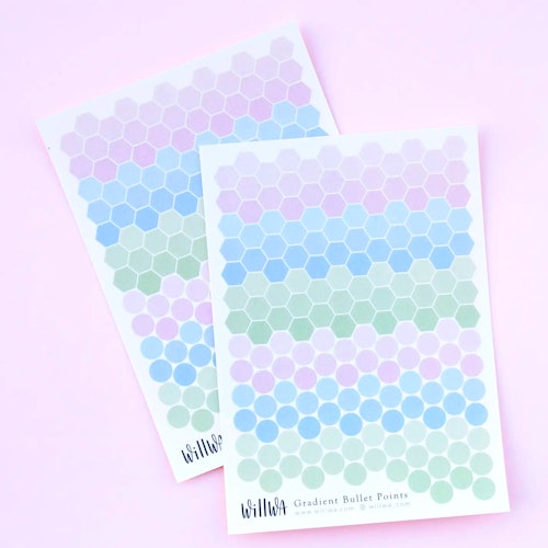 Stickers Willwa - Gradient bullet point
