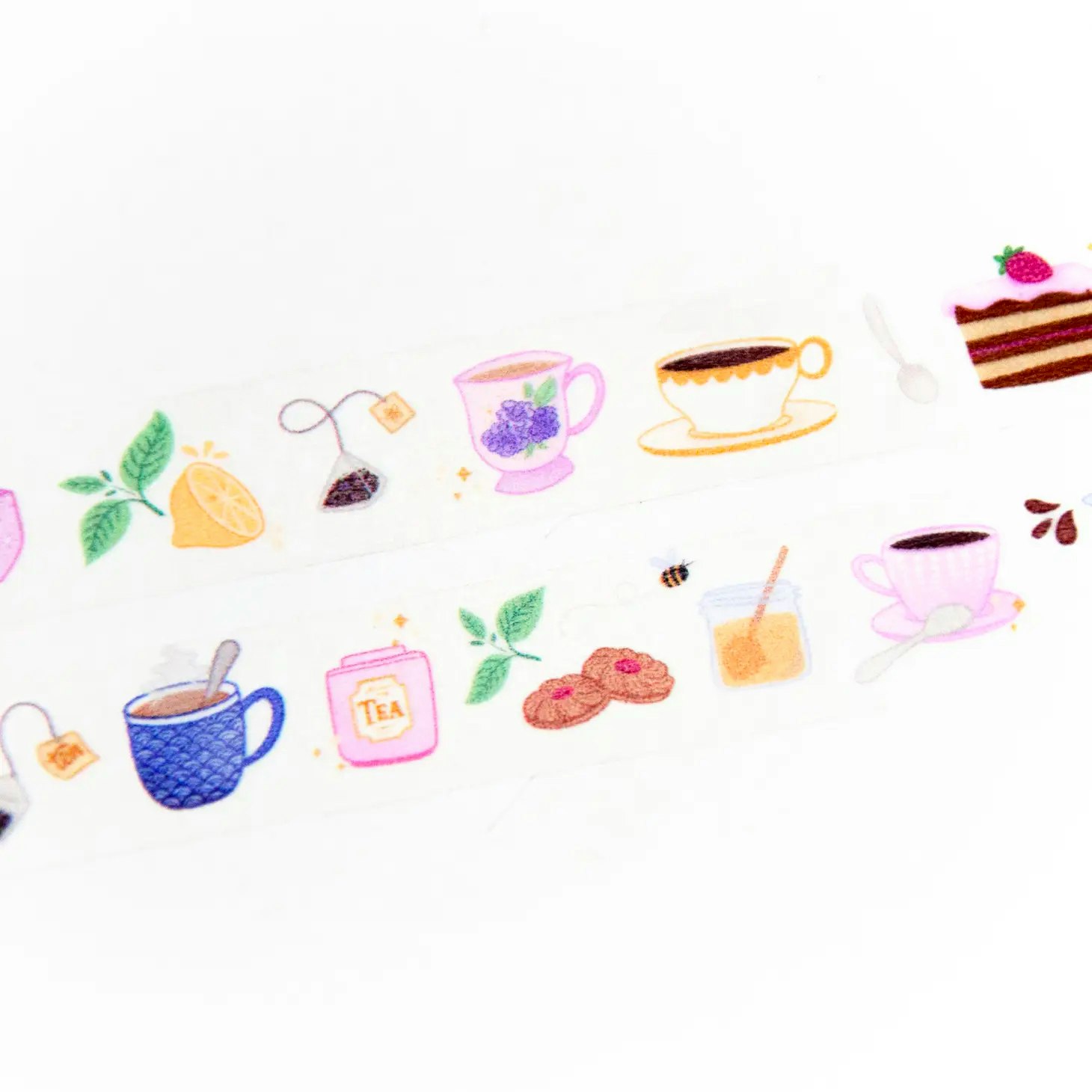 Washi Tape Willwa - Teacups & coffee mugs 15 mm