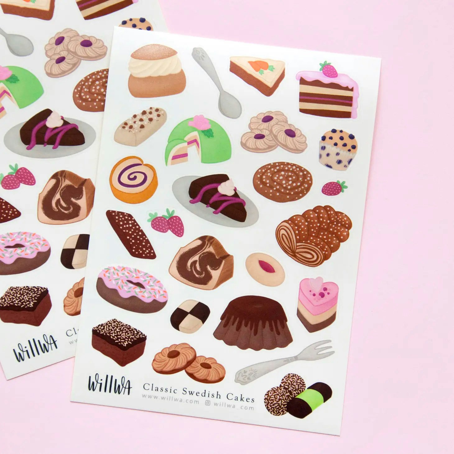 Stickers Willwa - Classic Swedish Cakes