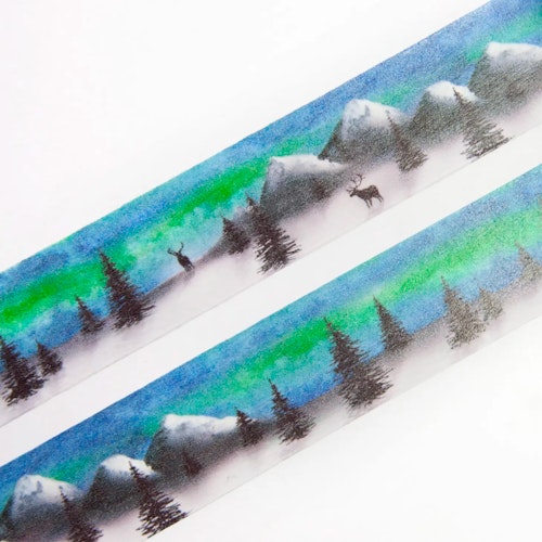 Washi tape Willwa - Northern Lights 30mm