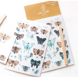 Gnuggisar Nikki Dotti - Watercolor butterflies