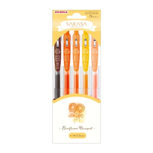 Zebra Sarasa Clip Bouquet - Sunflower set