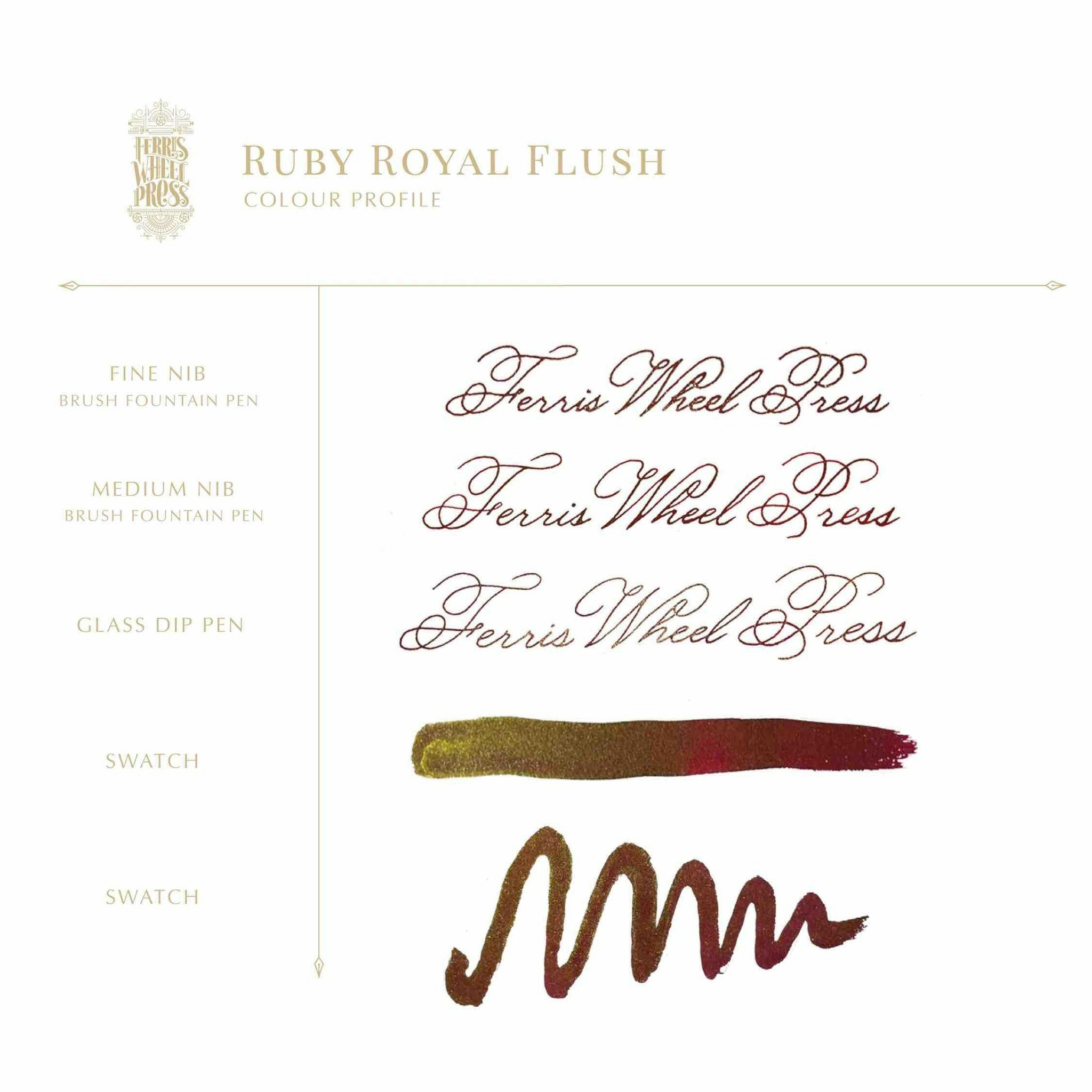 Ferris Wheel Press Ruby Royal Flush 20 ml Ink