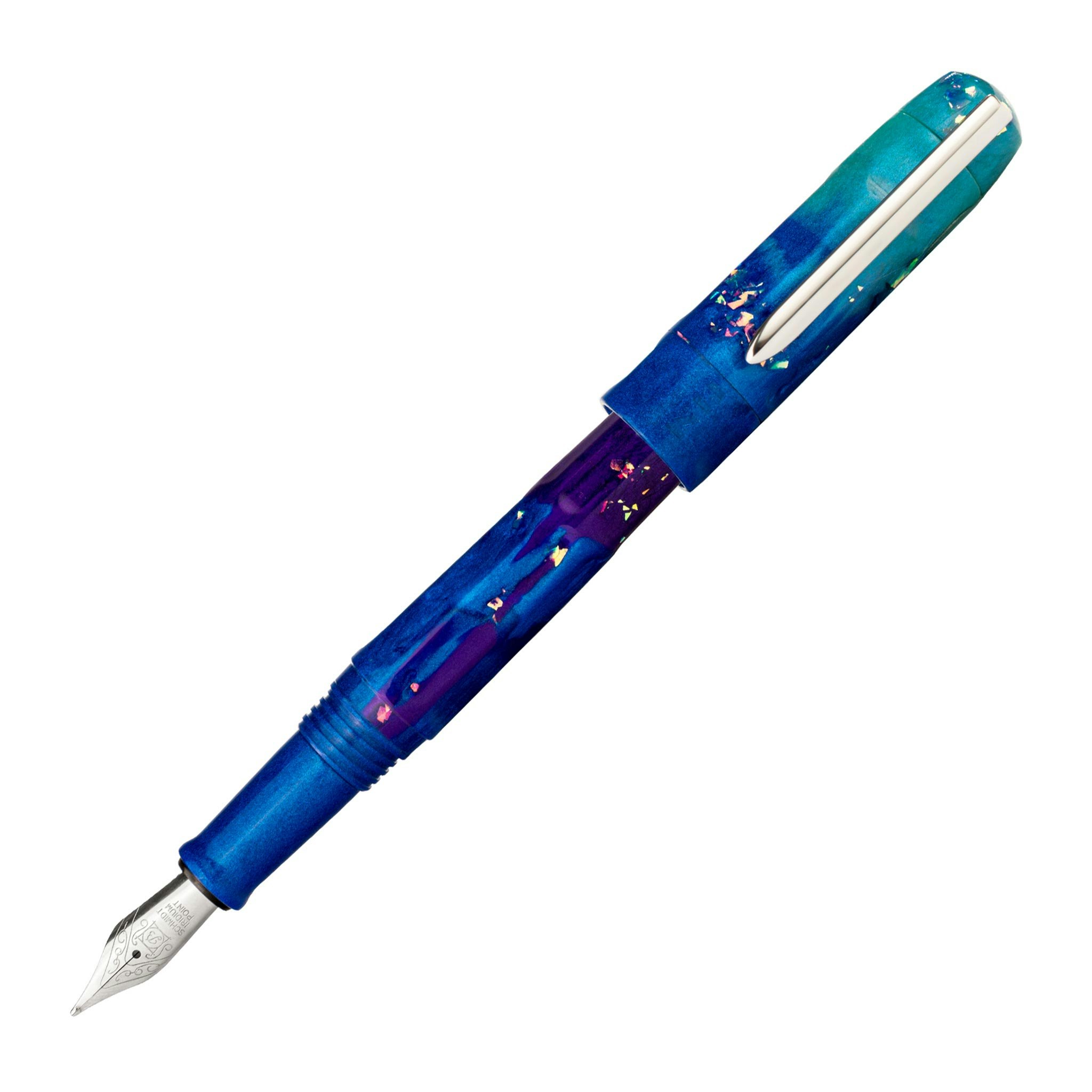 Benu Talisman Fountain Pen - Peacock Ore