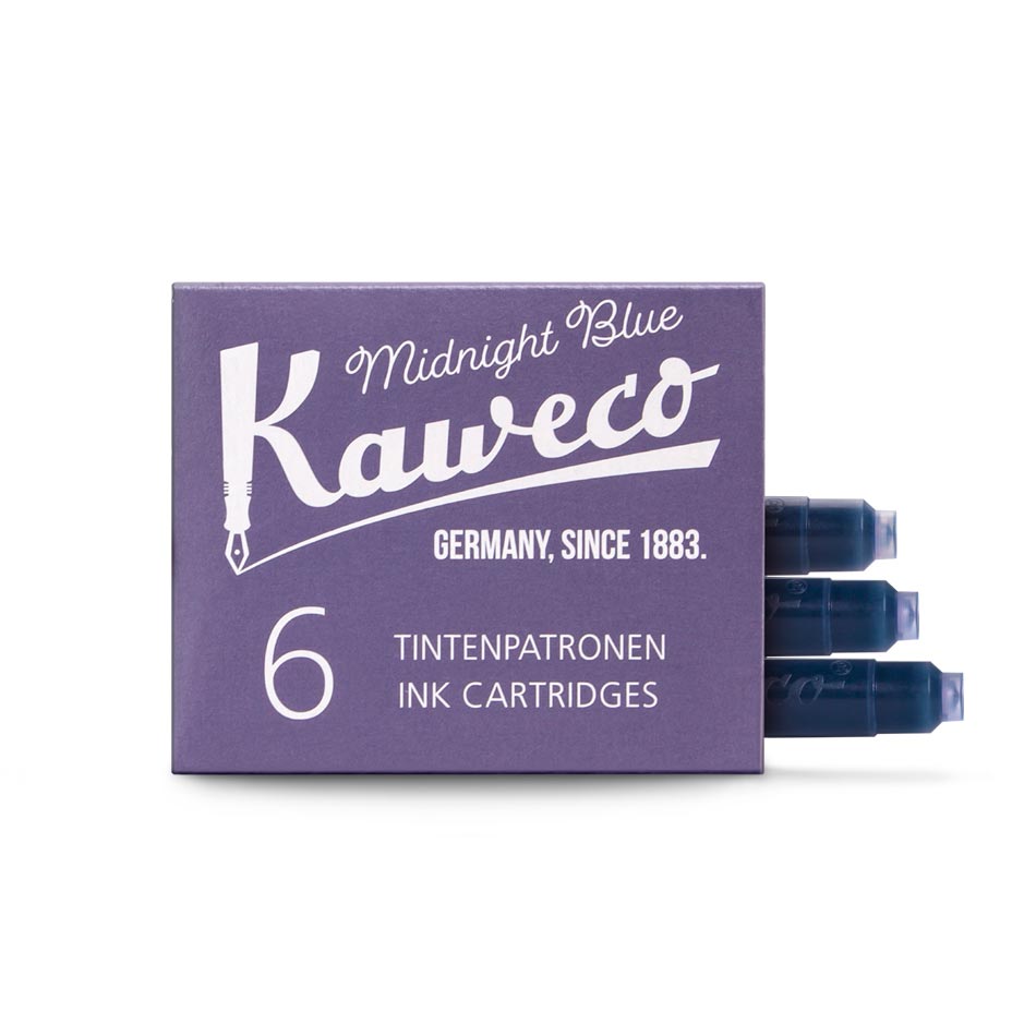 Kaweco Ink Cartridges 6 st Bläckpatroner Midnight Blue