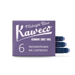 Kaweco Ink Cartridges 6 st Bläckpatroner - Midnight Blue