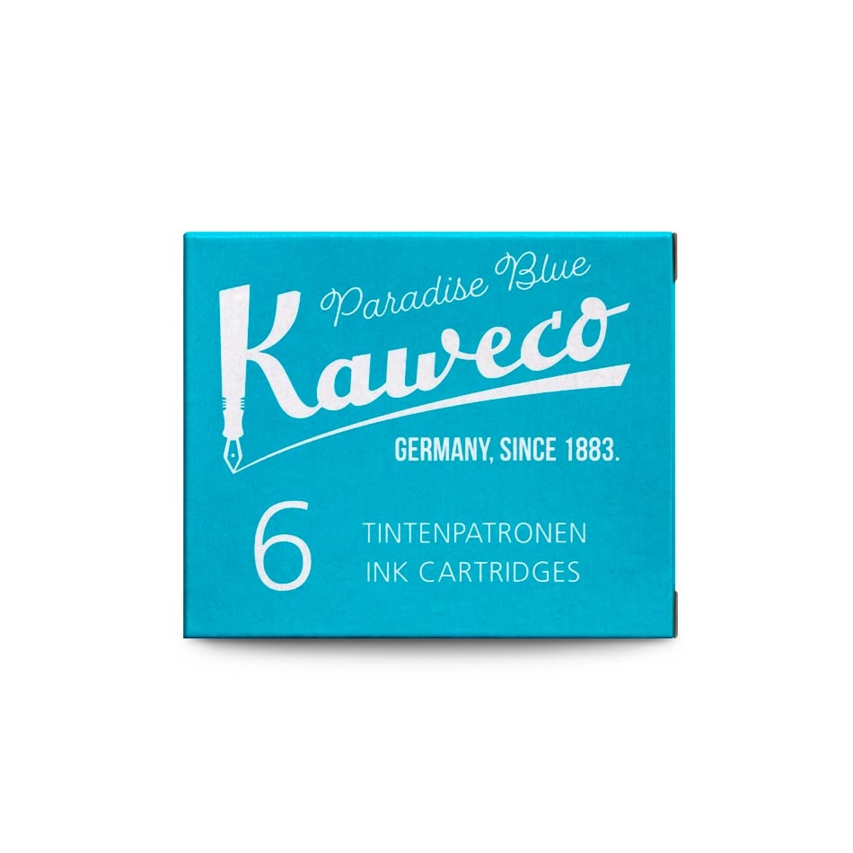 Kaweco Ink Cartridges 6 pcs - Paradise Blue