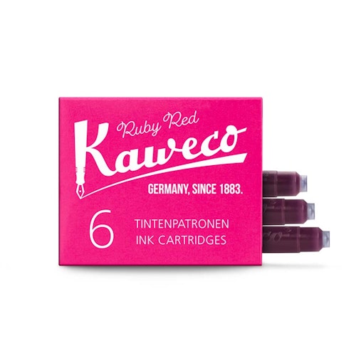 Kaweco Ink Cartridges 6 pcs - Ruby Red