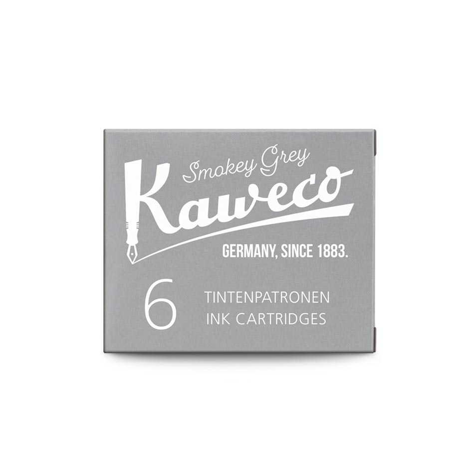 Kaweco Ink Cartridges 6 pcs - Smokey Grey