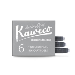 Kaweco Ink Cartridges 6 st Bläckpatroner - Smokey Grey
