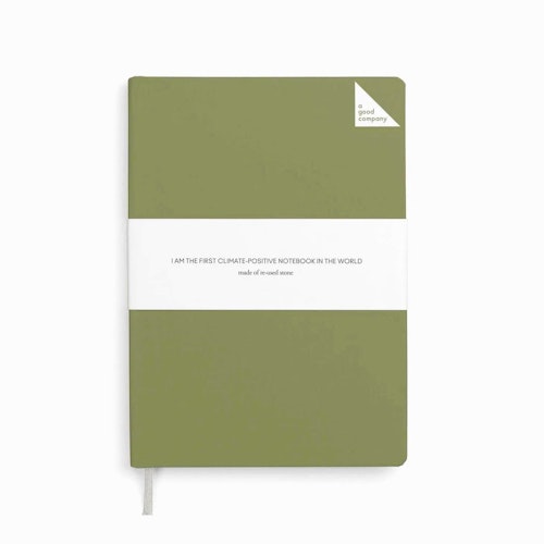 agood company Dotted Notebook - Grass Green A5