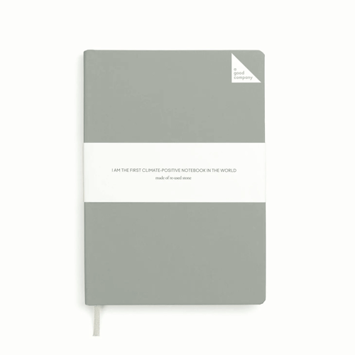 agood company Dotted Notebook - Stone Grey A5