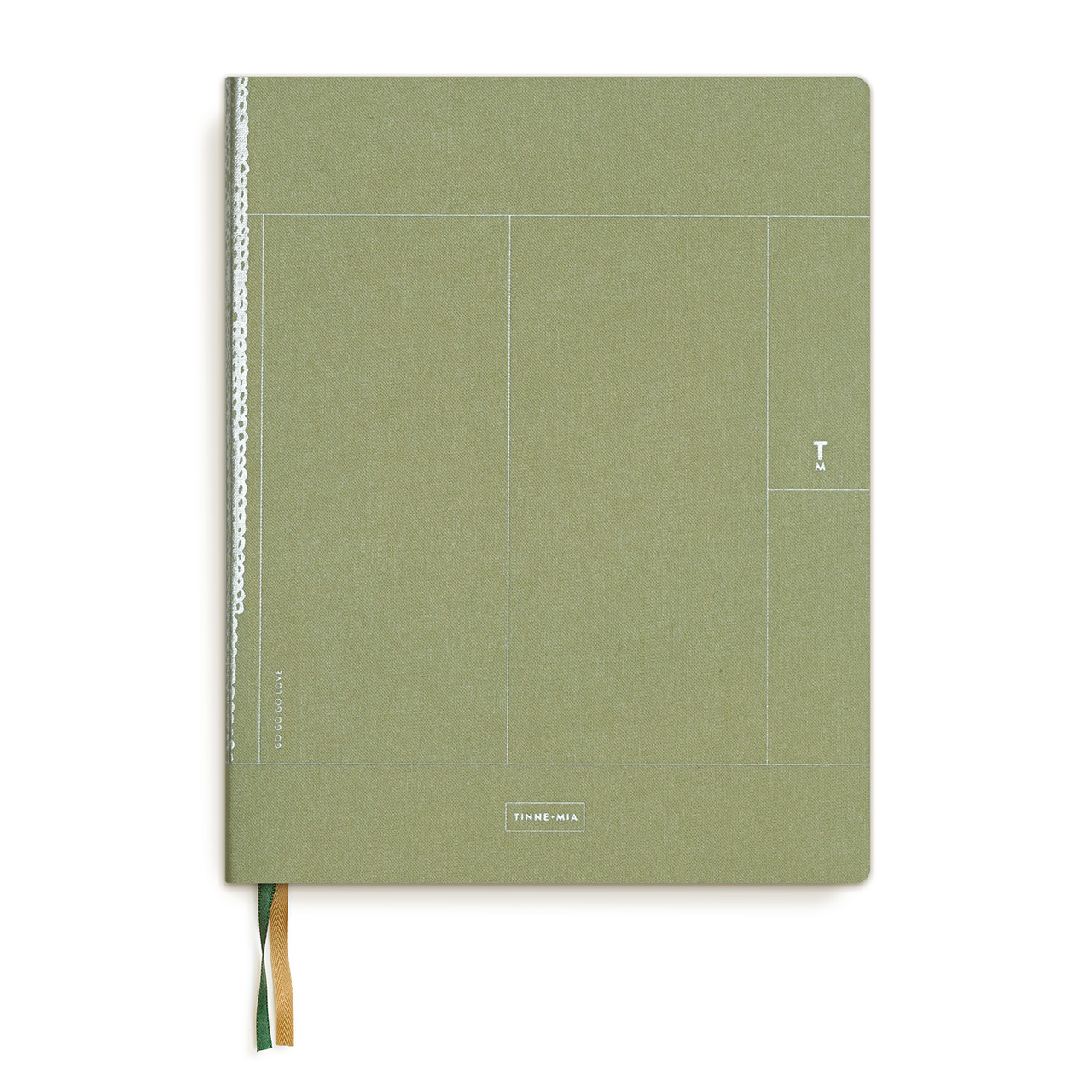 Tinne + Mia Notebook A5+ - Linne Olive Branch