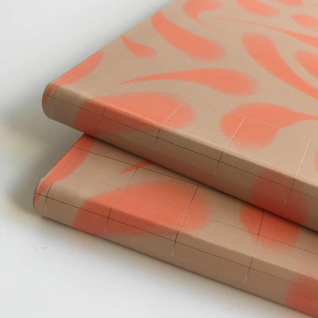 Tinne + Mia Notebook A5+ Orange Waves