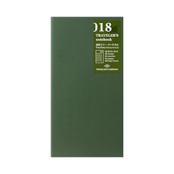 018. Free Diary Refill (Weekly Vertical) - Regular Size // Traveler's Notebook