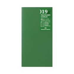 019. Free Diary Refill (Weekly + memo) - Regular Size // Traveler's Notebook