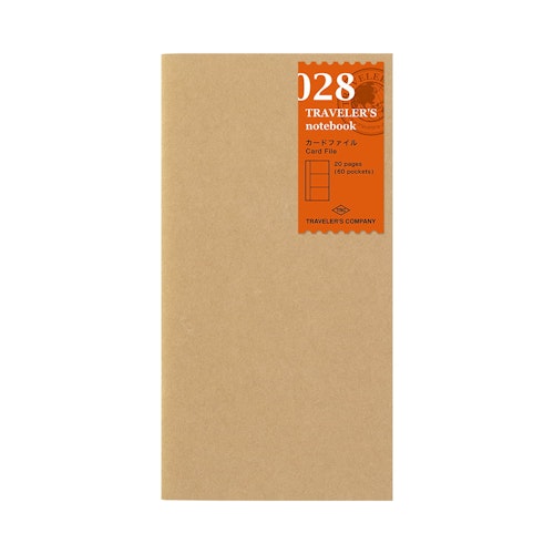 028. Card File Refill - Regular Size // Traveler's Notebook