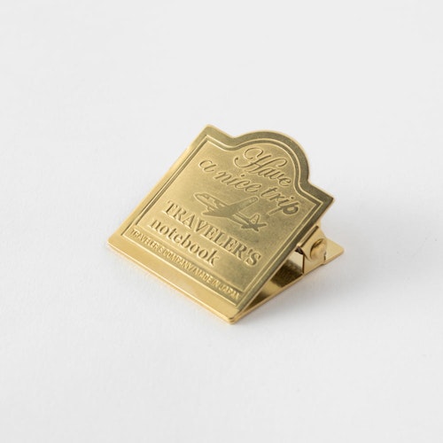 030. Brass Clip Airplane  // Traveler's Notebook