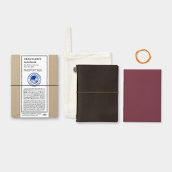 TRAVELER'S Notebook Starter Kit - (Passport Size) Brown