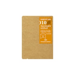 010. Kraft Paper Folder - Passport Size // Traveler's Notebook