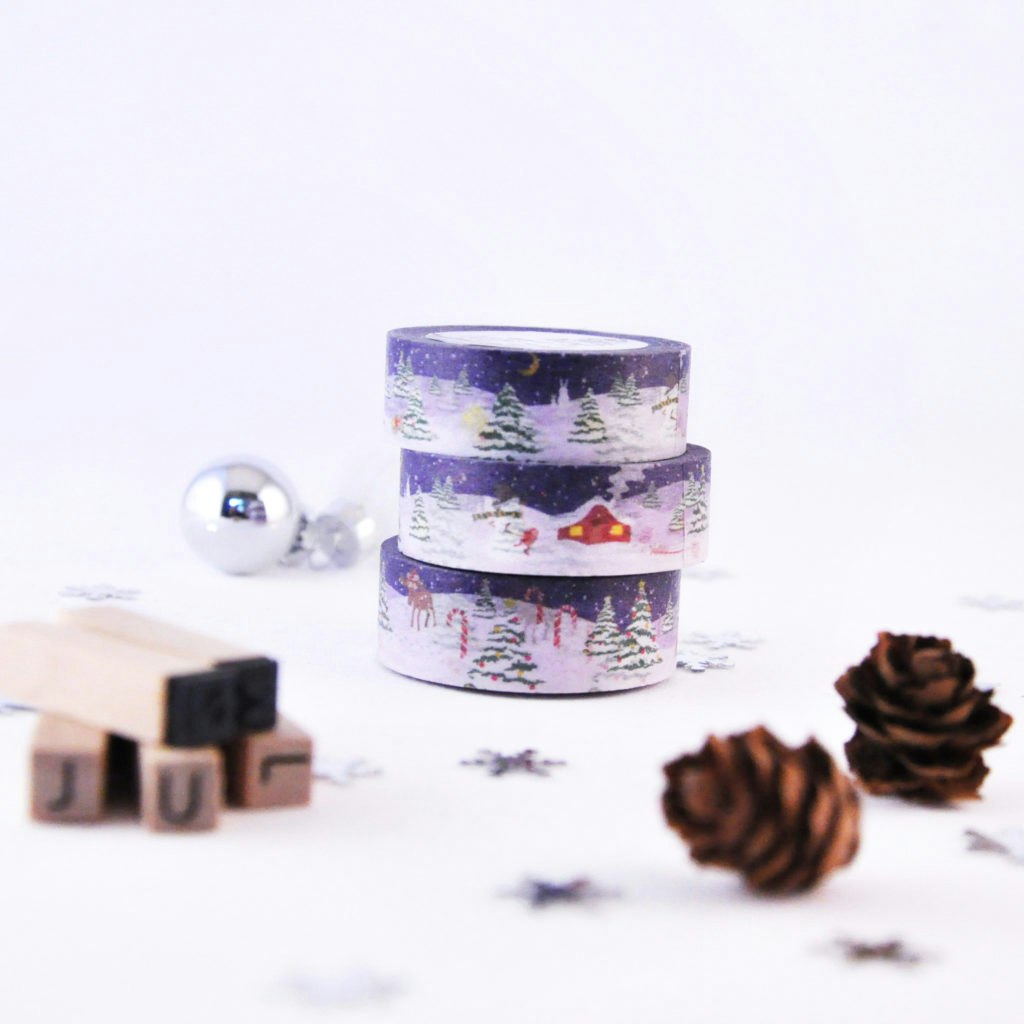 Washi tape Willwa - Winter Wonderland 15 mm