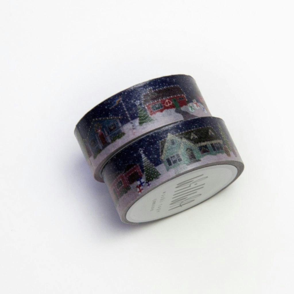 Washi tape Willwa - Christmas Village 15 mm