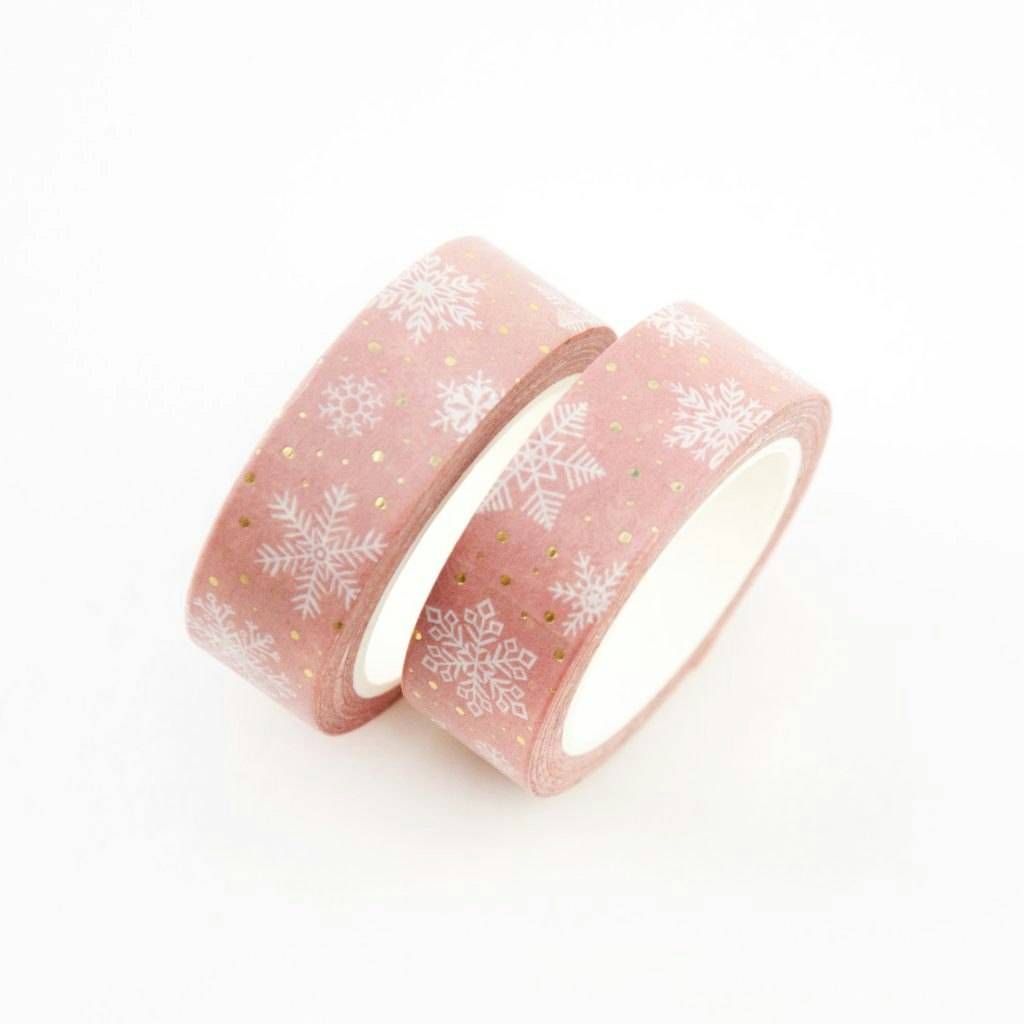 Washi Tape Willwa - Snowflake Sprinkle 15 mm