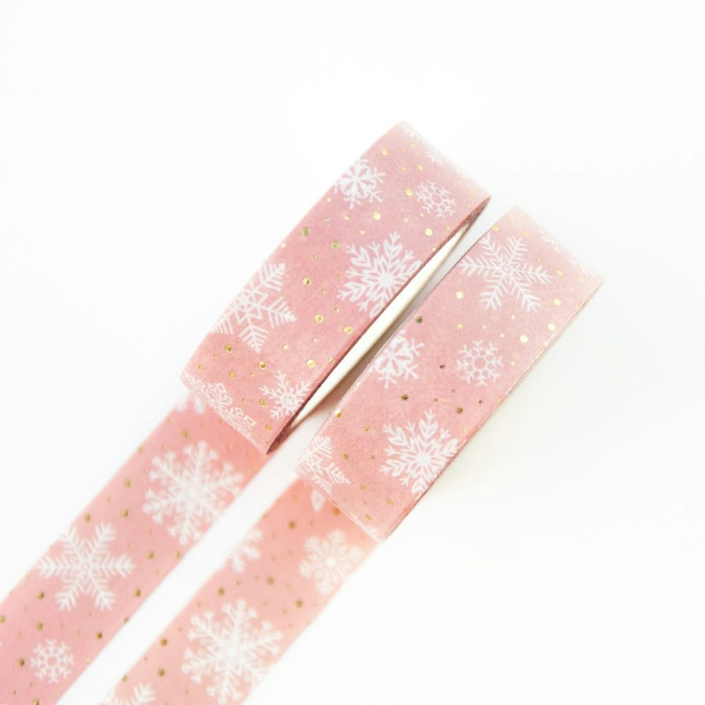 Washi Tape Willwa - Snowflake Sprinkle 15 mm