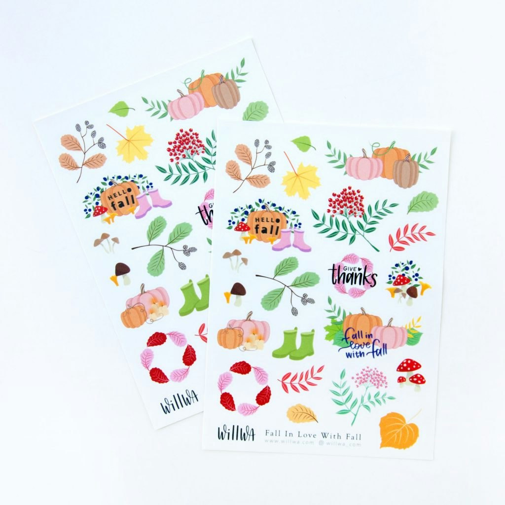 Stickers Willwa Fall in love with Fall