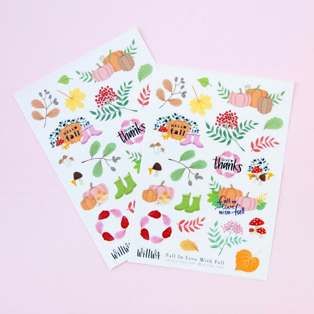 Stickers Willwa Fall in love with Fall