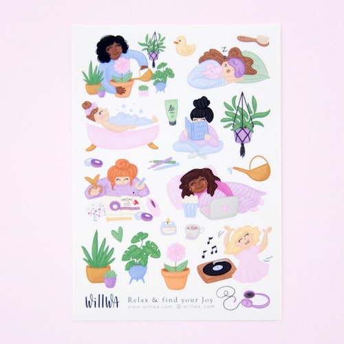 Stickers Willwa - Relax and find your joy